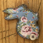 Rosy the Rabbit Brooch